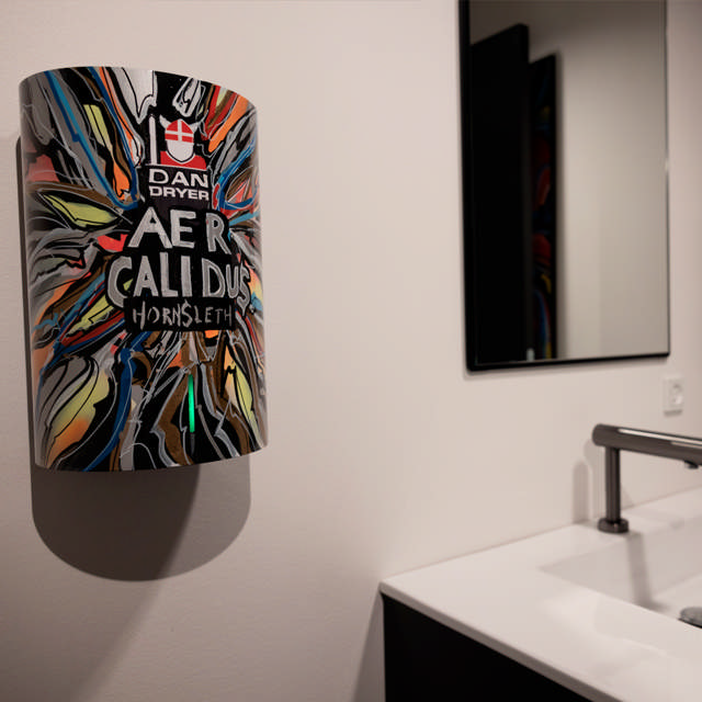 BJÖRK håndtørrer, mat sort